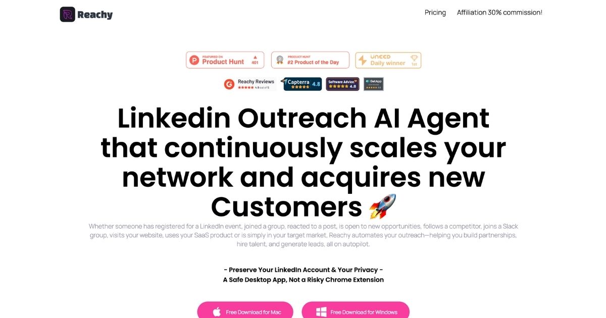 Reachy: LinkedIn outreach AI agent