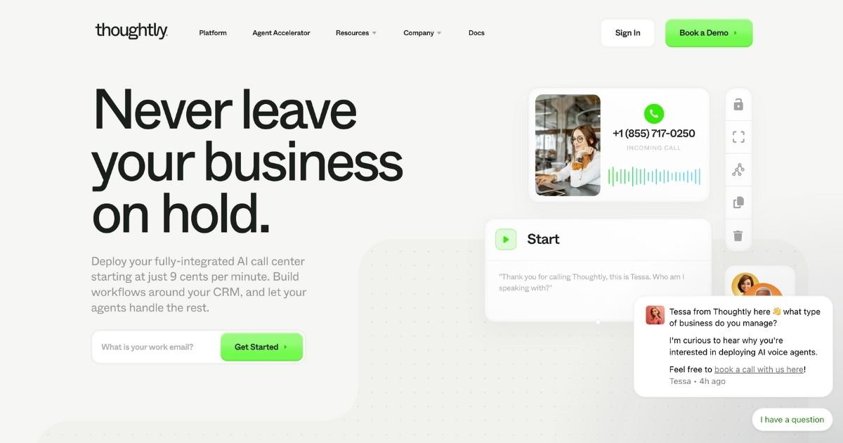 Thoughtly: AI for call centers