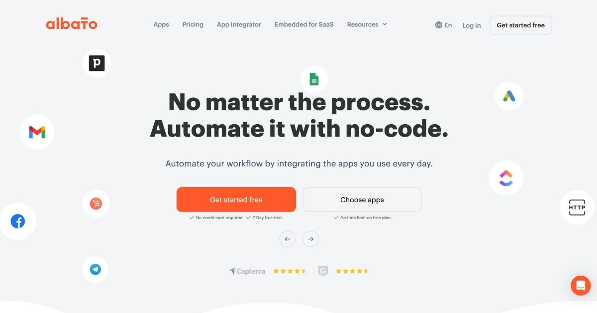 Albato: No-code workflow automation