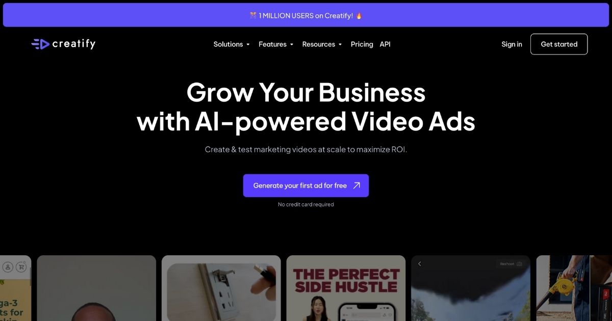 creatify: AI-powered video ad creator