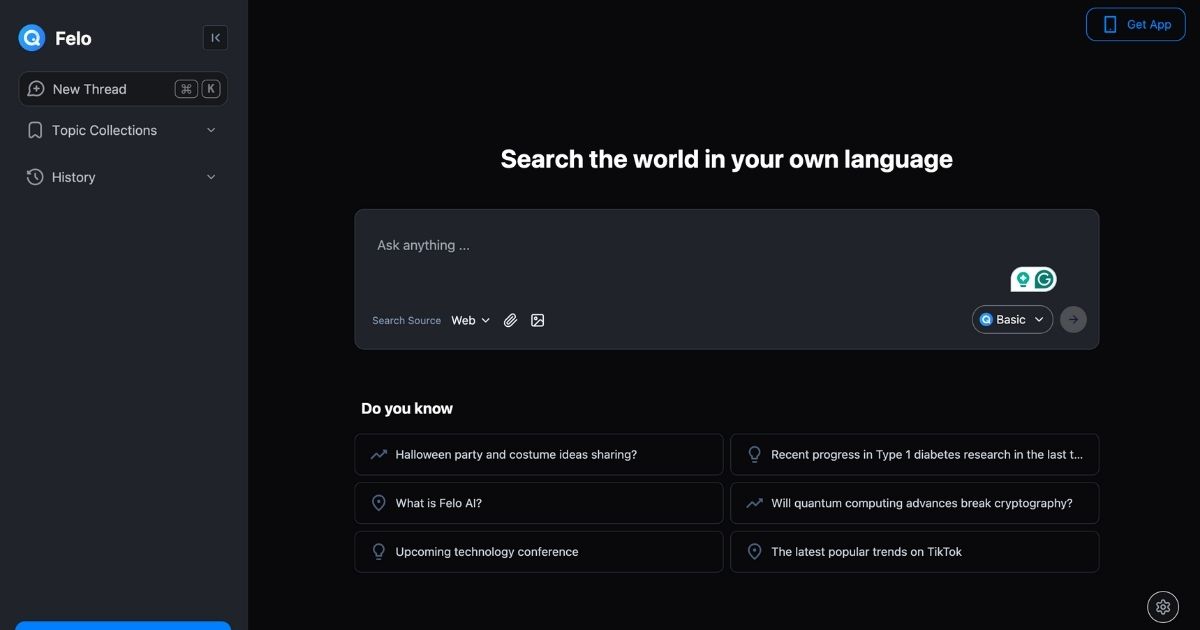 Felo: AI-powered search engine