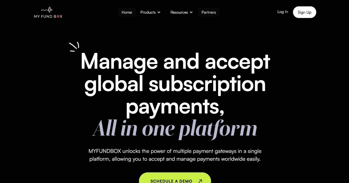 MyFundBox: Global payments