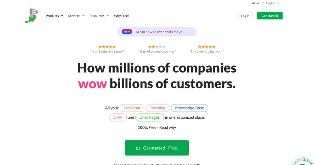 TawkTo: Customer communication and support