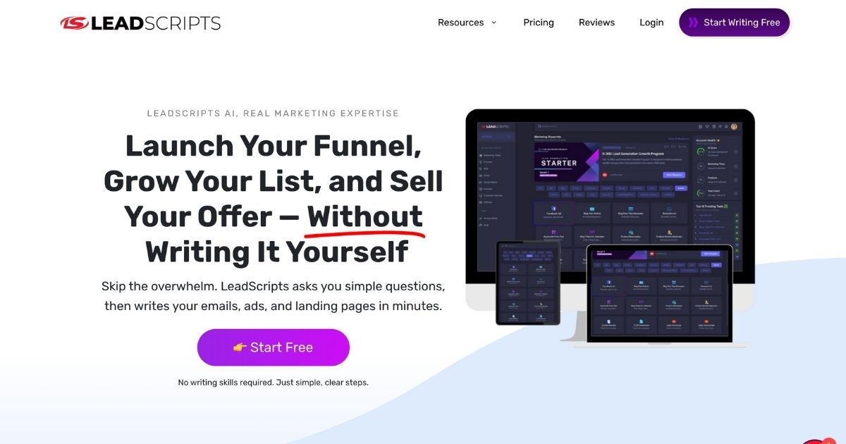 LeadScripts: Marketing results made simple thumbnail