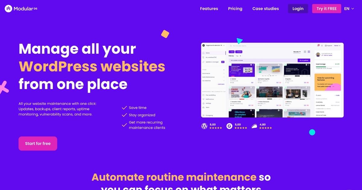 ModularDS: Centralized WordPress management solution thumbnail