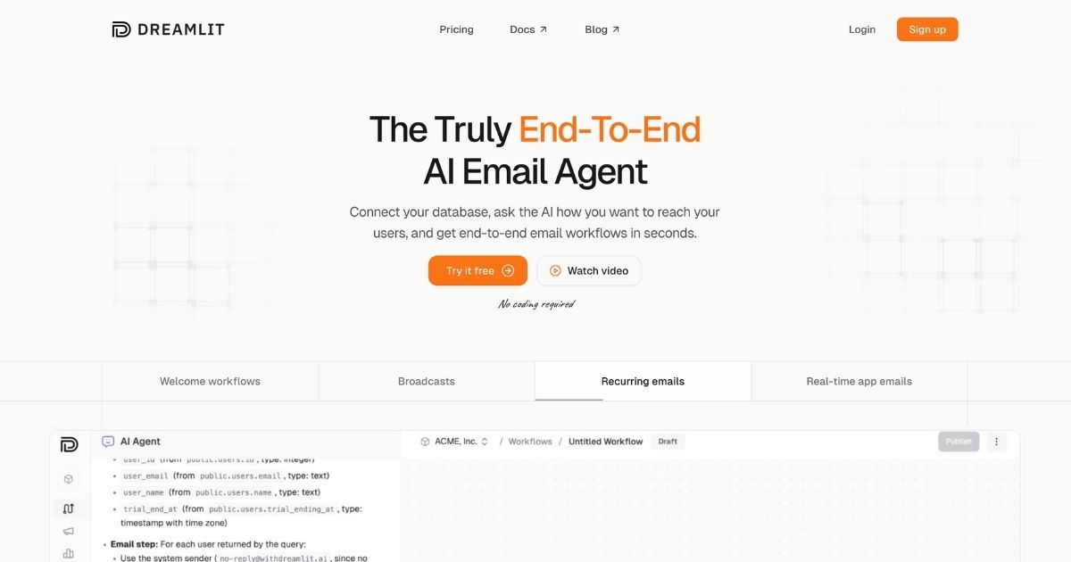 DreamLit AI: автоматизация рабочих процессов электронной почты на базе искусственного интеллекта — Динамичный бизнес