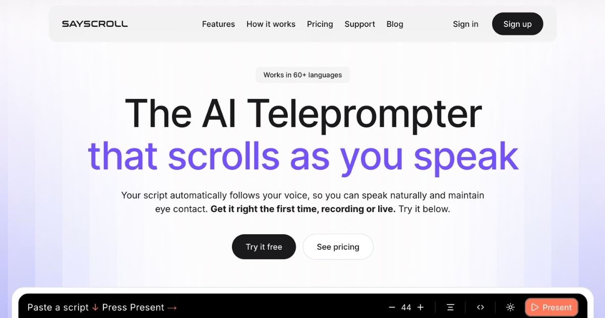sayscroll.com